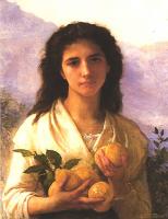 Bouguereau, William-Adolphe - Girl Holding Lemons